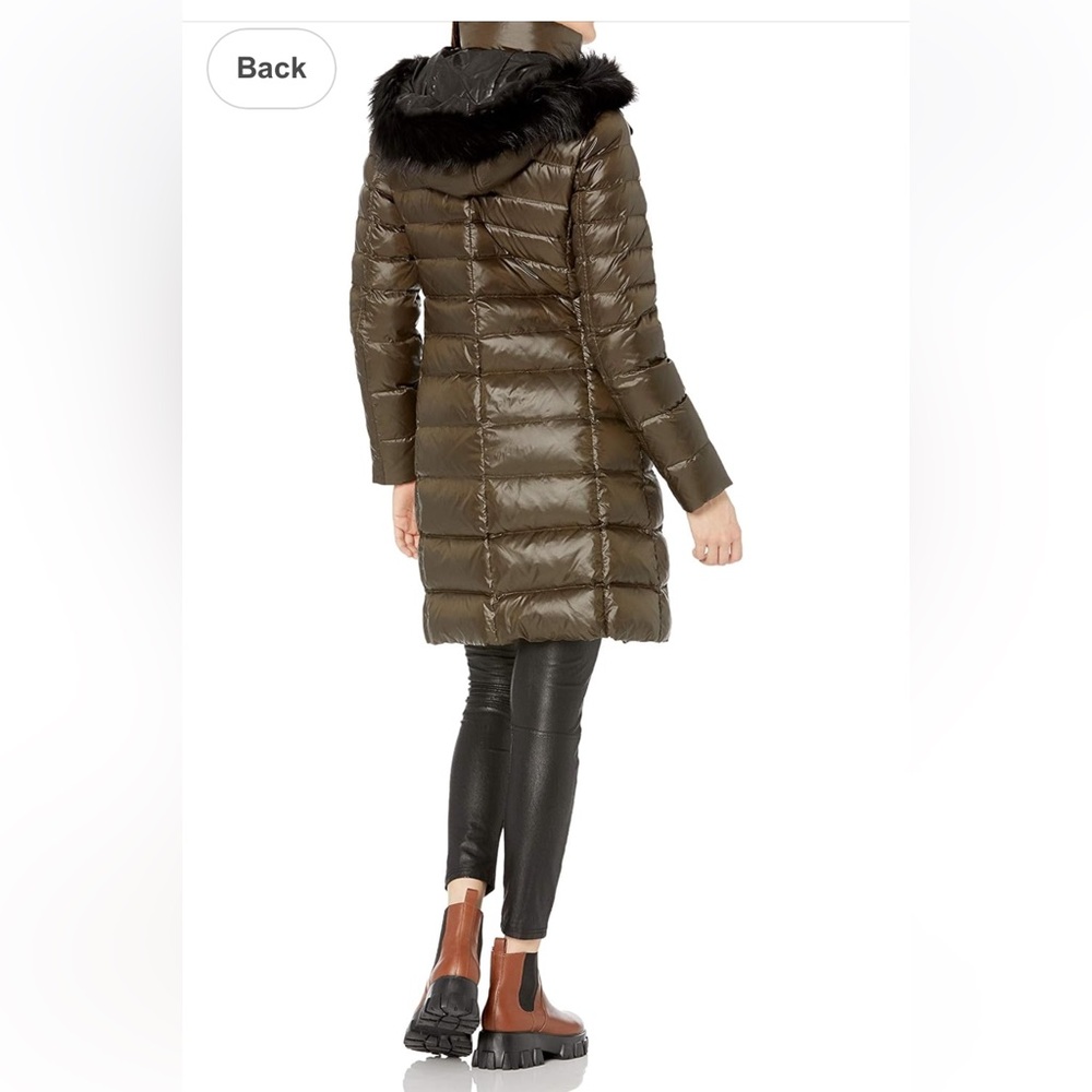 Andrew Marc Down Coat with Saga Fur trim in Fox Luxury Puffer Size XS - Picture 2 of 11